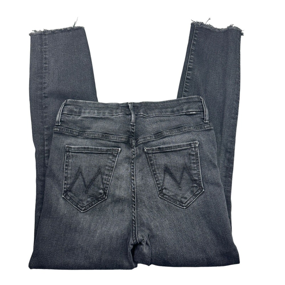 MOTHER Women's Skinny Jeans in Dark Gray